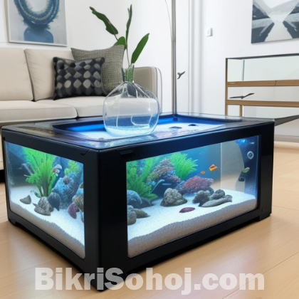 Aquarium integrated Center Table, Tea Table (সেন্টার টেবিল)